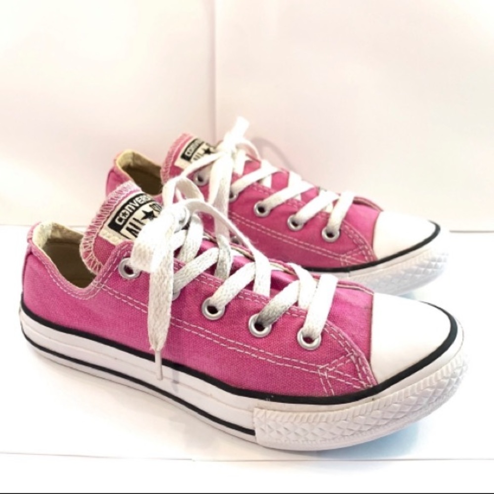 Converse All Star Grade School Plastic Pink Shoes